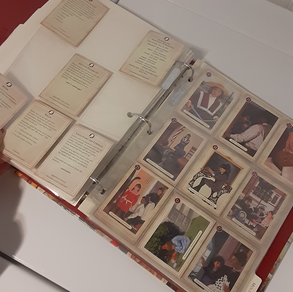 American Girl doll Trading Card Album with Vintage cards felicity molly samantha - Picture 9 of 16